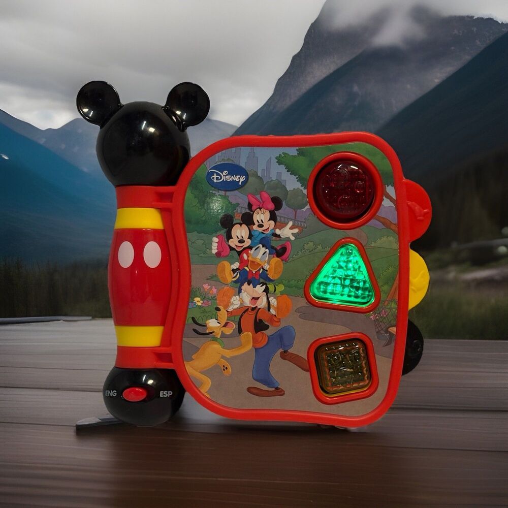 Disney Mickey Mouse Clubhouse Interactive Learning Book Toy English & Spanish